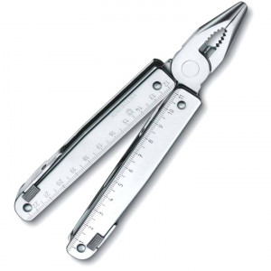 Мультитул Victorinox SwissTool, 115 мм, 28 функций, нержавеющая сталь, кожаный чехол в комплекте