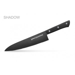Samura Нож кухонный Shadow SH-0085/K Шеф 208 мм, сталь AUS-8, ABS пластик (Black-coating)