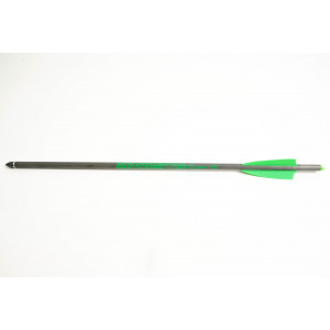 Стрела арбалетная карбоновая Centershot Toxic Carbon 16" Half Moon Nock