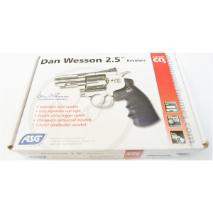 Пневматический револьвер ASG Dan Wesson 2.5" Silver