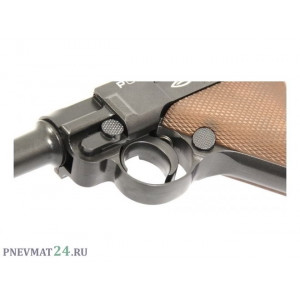 Пневматический пистолет Gletcher P08 (Parabellum)